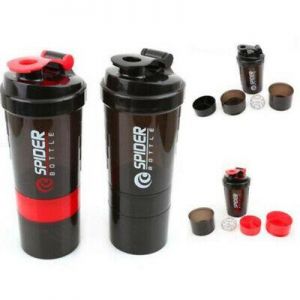 Smart Shop ציוד לחדר כושר 600ml Sport Gym Protein Supplement Drink Mixer Shaker Shake Bottle Cup